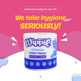 Wippie Ultra Soft & Strong Toilet Paper Individually Wrapped - 1 Bag (4ply x 1520 Sheets)