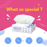 Wippie 3 Ply Premium Soft Mini Pack Size Facial Tissue - ( 1-Bag / 2-Bags / 4-Bags )