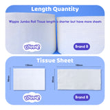 Wippie 【620g】3ply Jumbo Toilet Roll Tissue