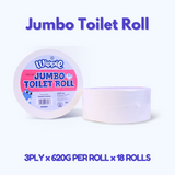 Wippie 【620g】3ply Jumbo Toilet Roll Tissue