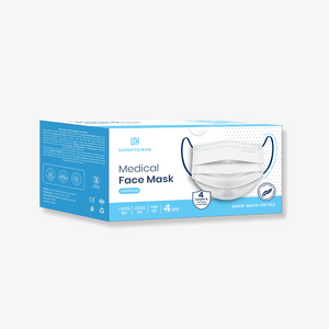 SH Medical Mask Premium 4 Ply - White (MDA Approved)