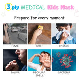 Skin Hygiene Medical Kids Mask- 5 Color